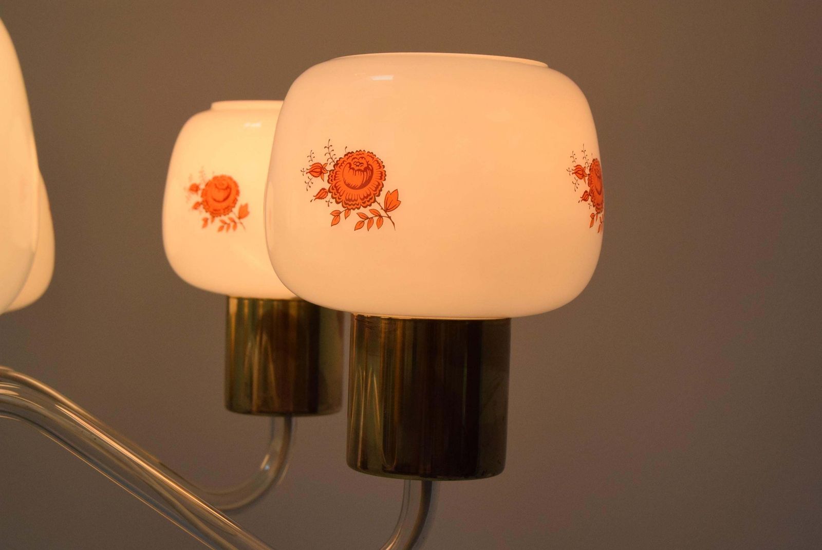 Mid Century Chandelier/Kamenicky Senov,1970's. photo vinterior