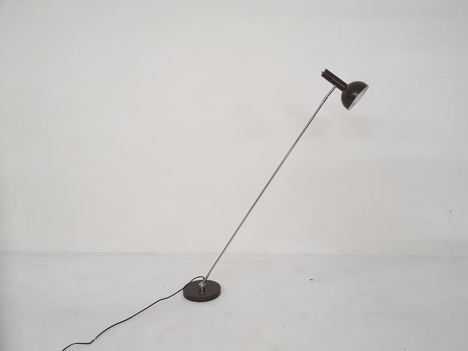 Mid Century Adjustable Floor Lamp By Busquet For Hala, The Netherlands 1950's