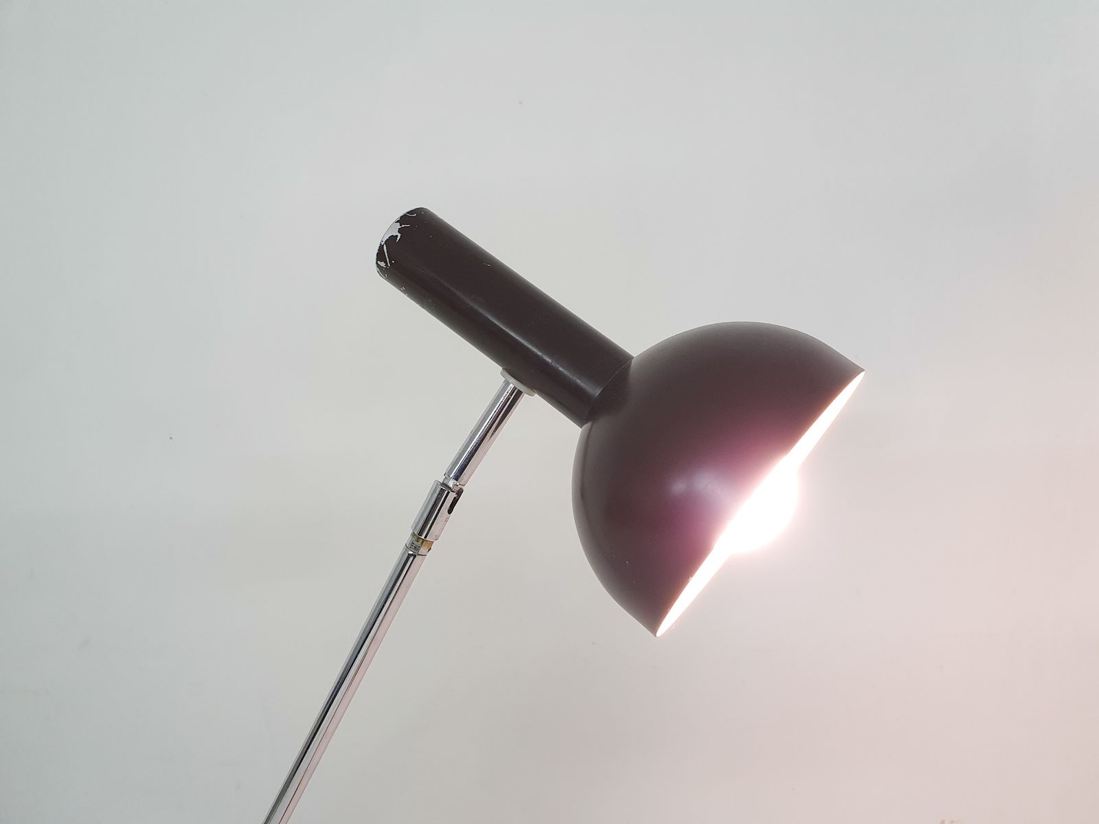 Mid Century Adjustable Floor Lamp By Busquet For Hala, The Netherlands 1950's photo Lighting