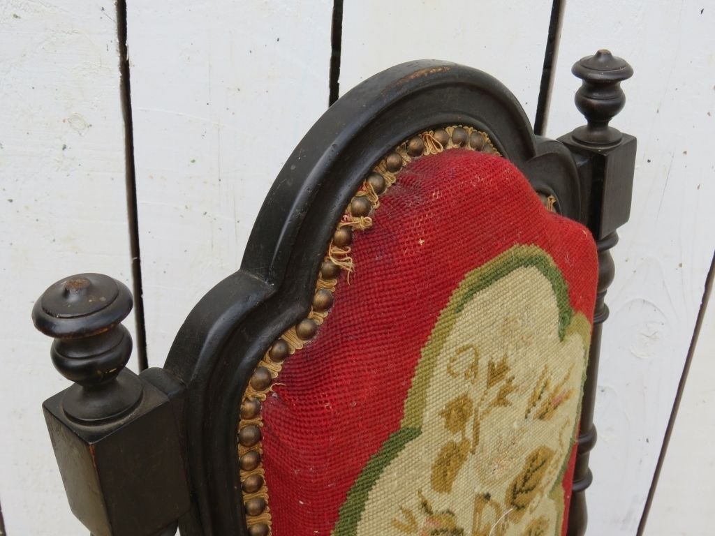 Antique French Prie Dieu Prayer Chair photo Furniture