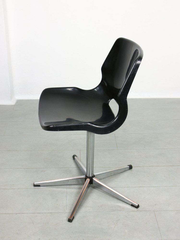 Swedish Overman Office Swivel Chair In Black By Svante Schöblom, 1970s photo furniture