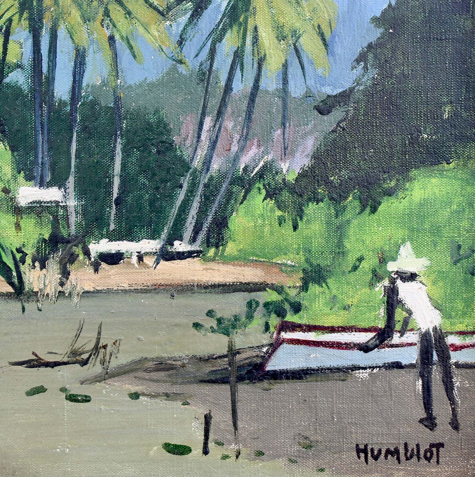 photo furniture 'Dusk On Schoelcher Lagoon Martinique' By Robert Humblot (1959)