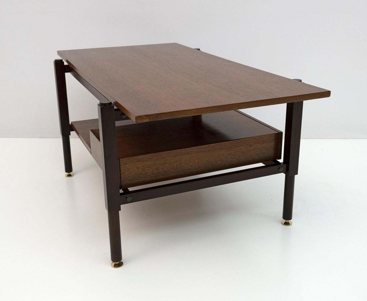 Ico Parisi Mid Century Modern Italian Mahogany Coffee Table, 1950s photo buy