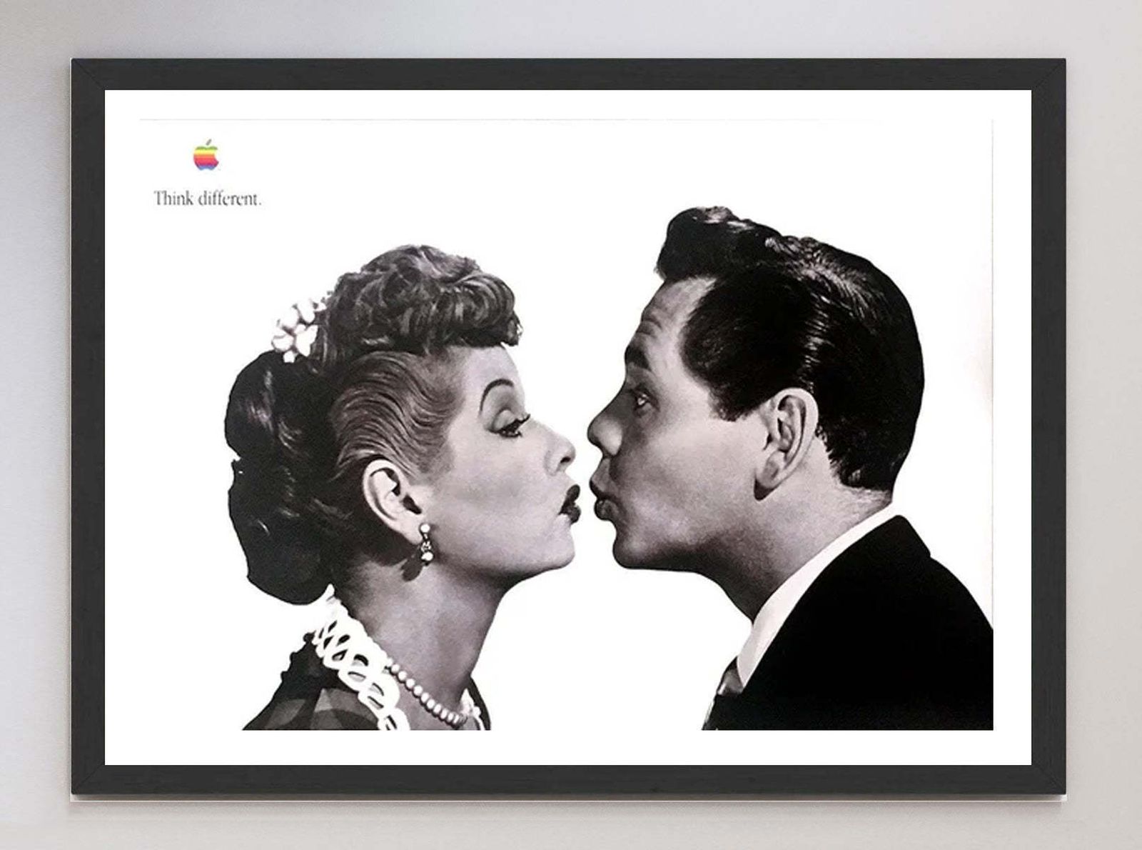 Apple Think Different   Lucille Ball & Desi Arnaz Original Vintage Poster photo furniture