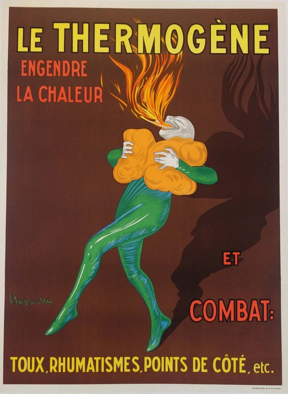 Le Thermogene Original Vintage Poster