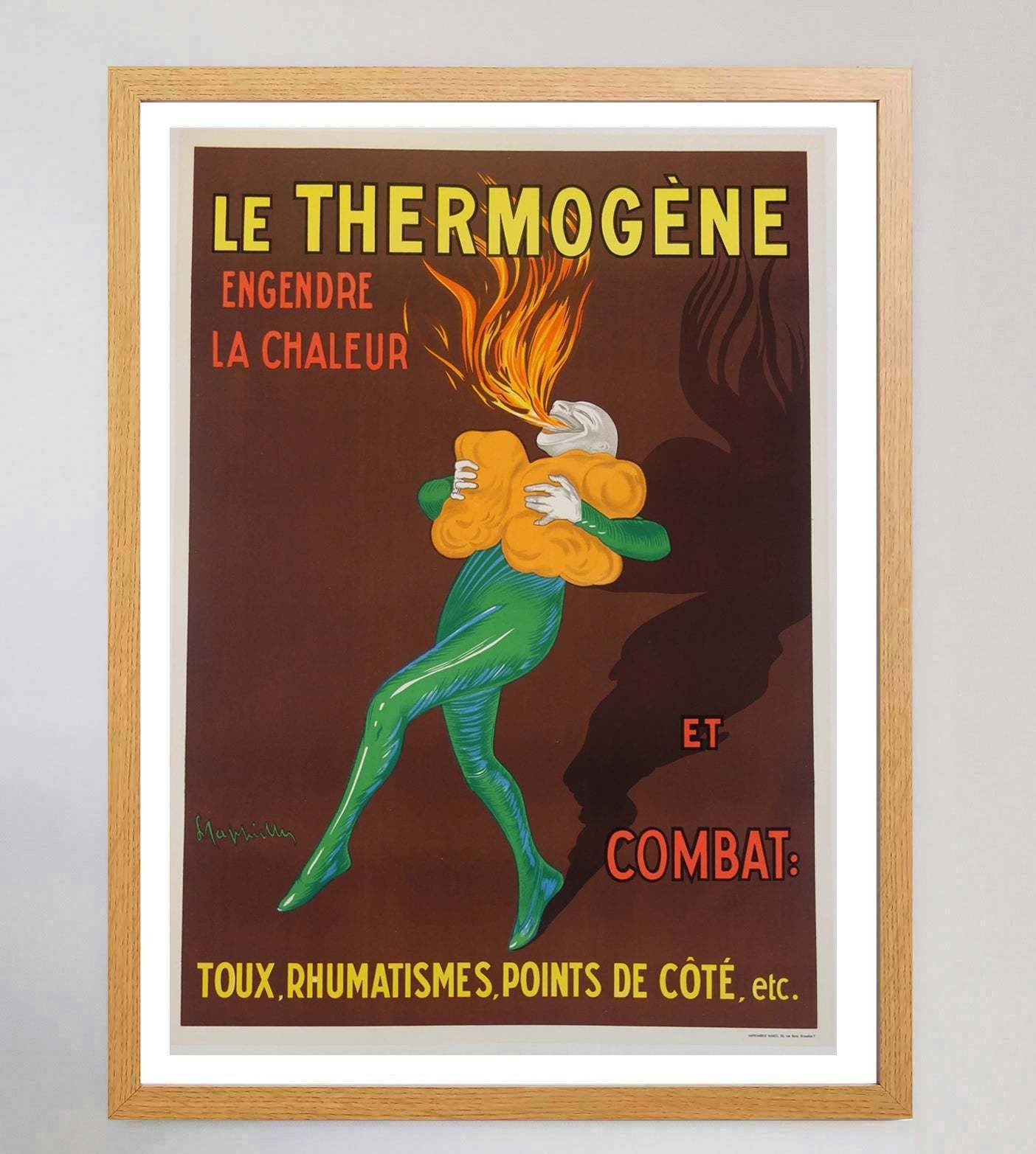 Le Thermogene Original Vintage Poster photo Art