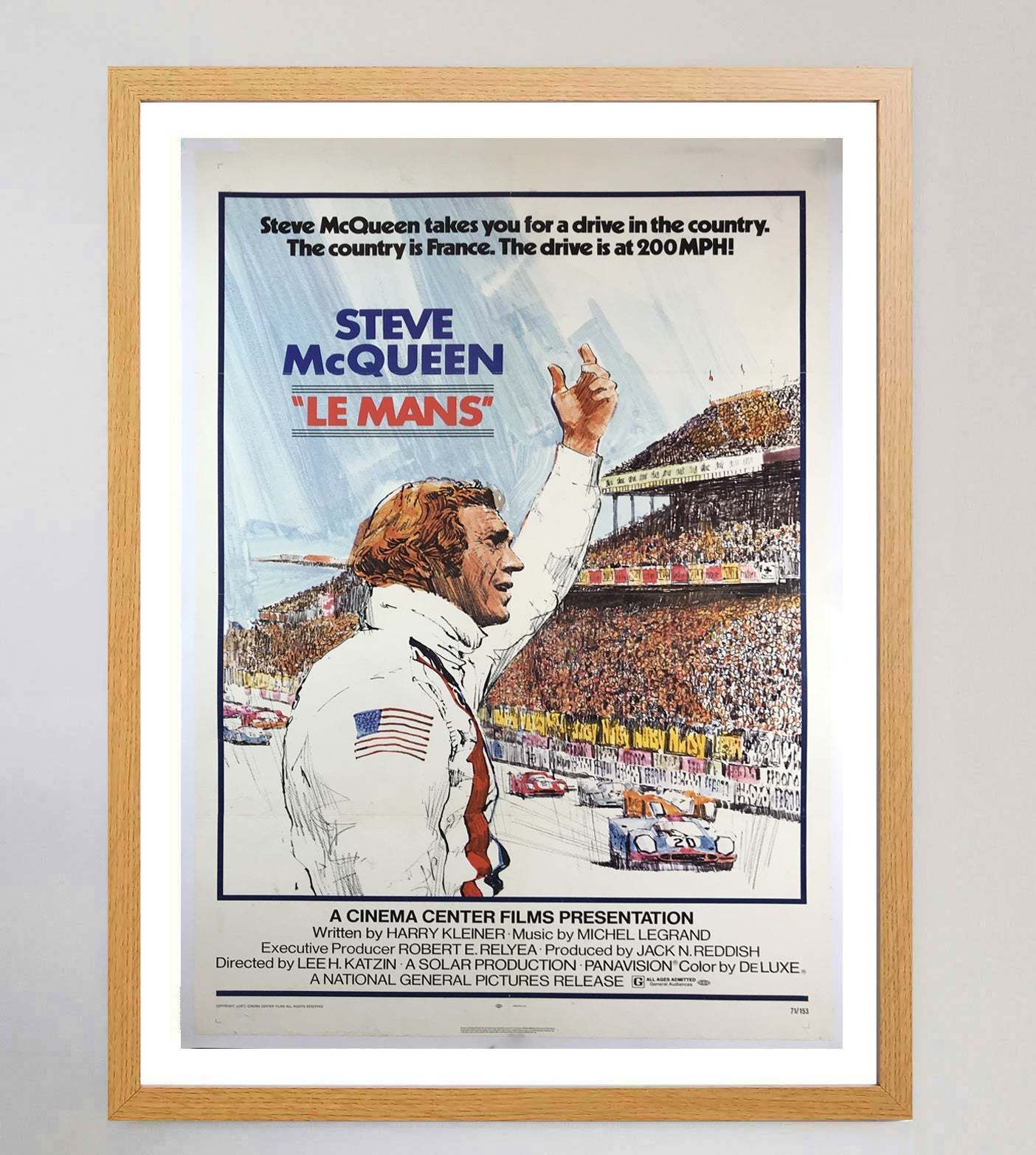 Le Mans Original Vintage Poster photo Art