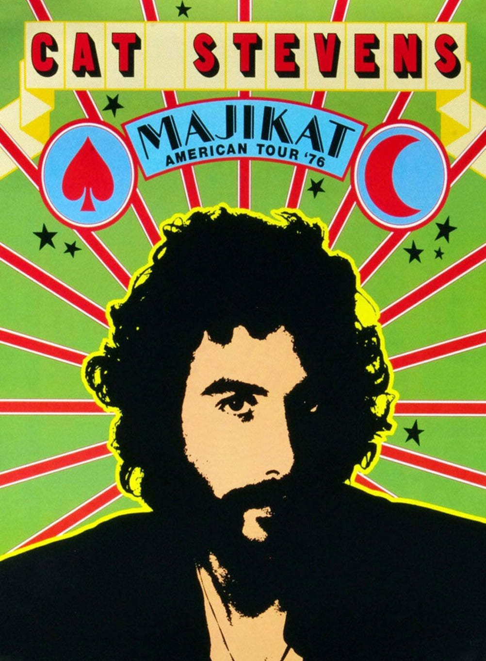 Cat Stevens   Majikat American Tour 1976 Original Vintage Poster
