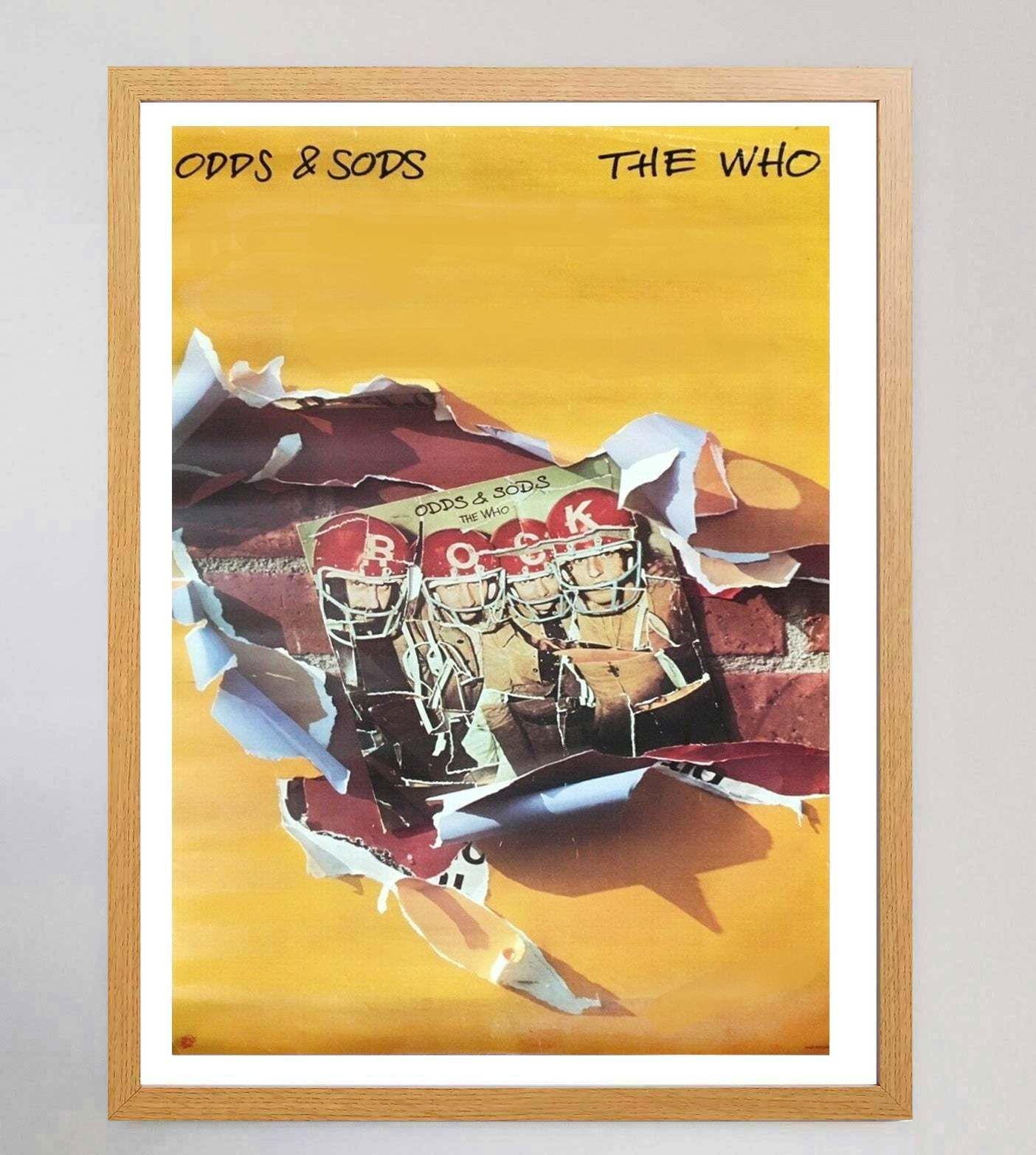 The Who   Odds & Sods Original Vintage Poster photo Art