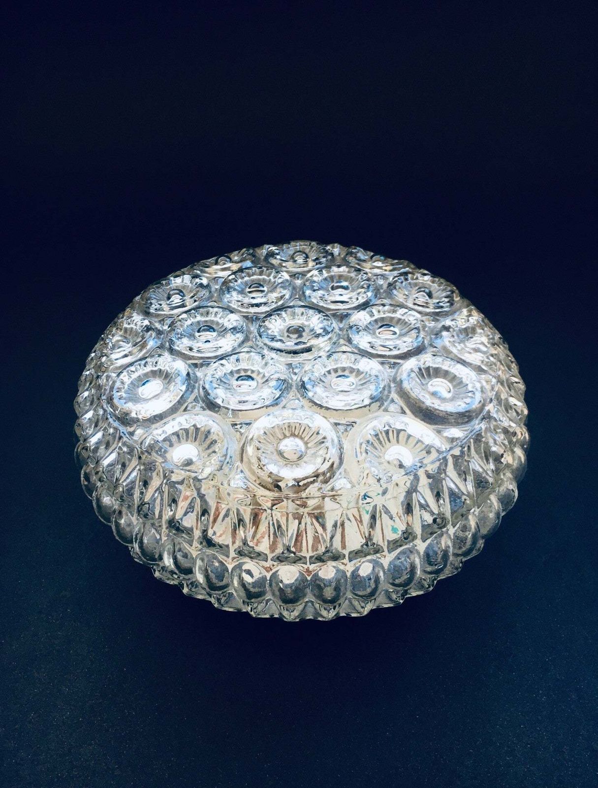 1970's S Flower Glass Wall Lamp By Massive