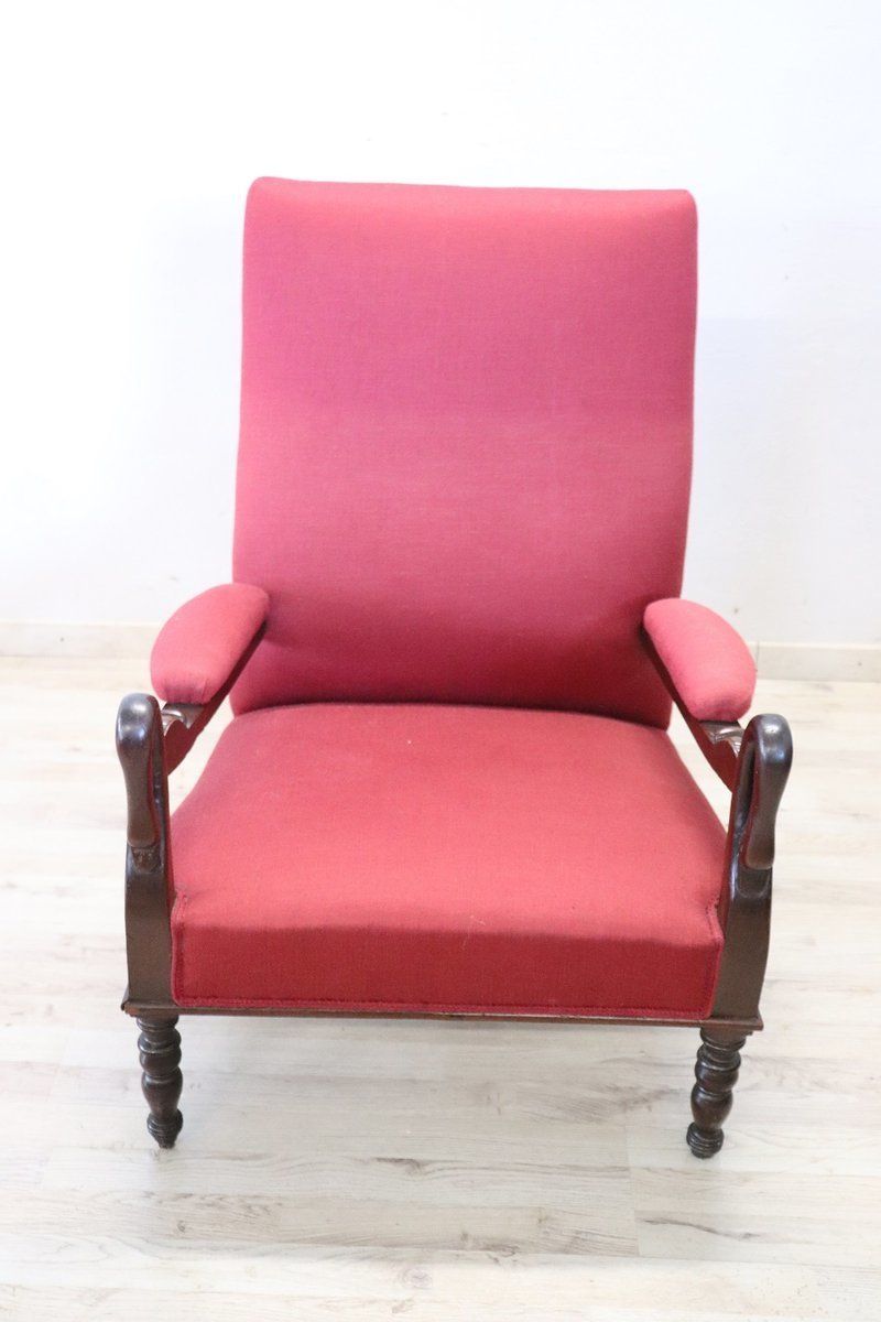 Antique Walnut Armchair, 1840s photo 1352.84