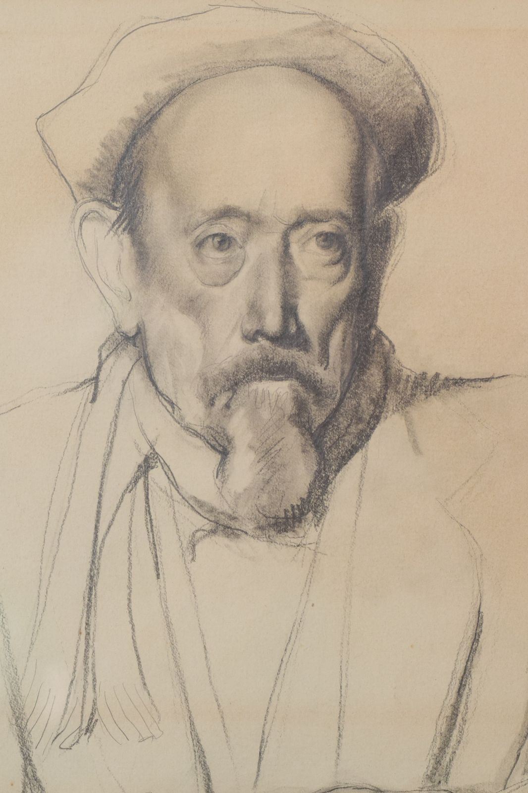 Amador Garrell I Soto   Pencil Study Of A Imam photo for sale