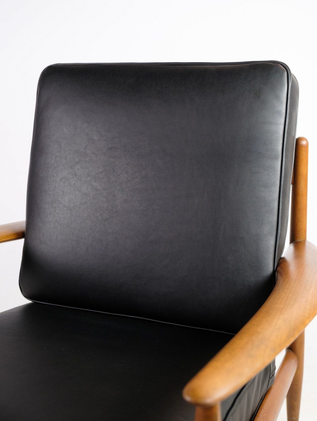 Grete Jalk Teak Lounge Armchair By France And Søn, 1960s photo for sale
