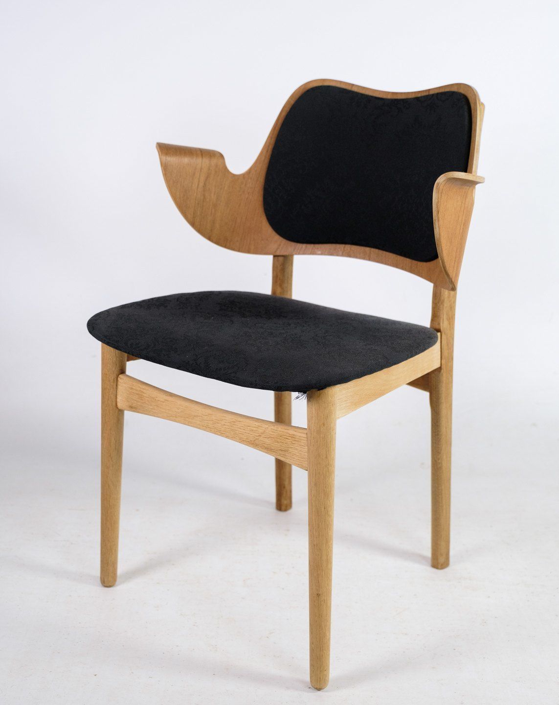 Set Of 4, Model 107 Armchairs Made In Oak And Teak, By Hans Olsen, 1960 photo for sale