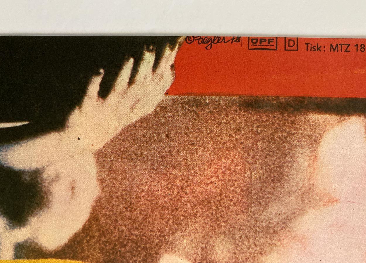 Original Film Poster, Julia, Zdeněk Ziegler, 1978, Genuine Czech Vintage Print photo Art