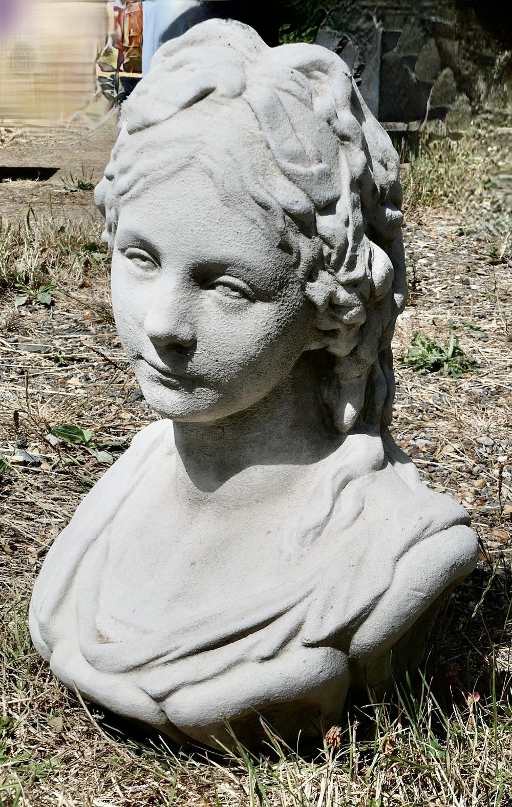 A Good Large Bust Of A Regency Lady photo furniture