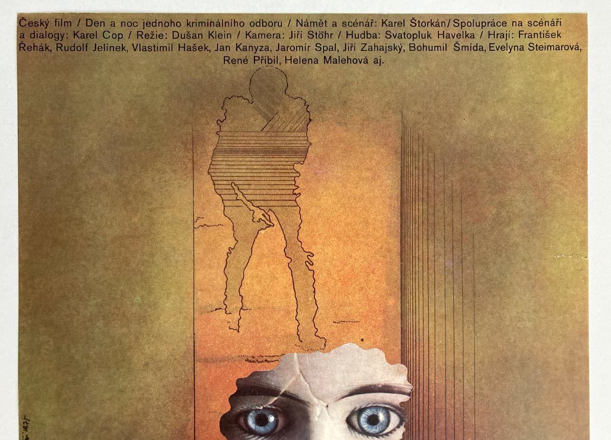Movie Poster, Town Unaware, Zdeněk Ziegler, 1975 photo 52.0