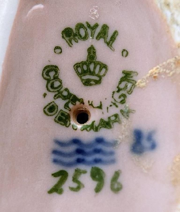 Royal Copenhagen, Lion Cub In Porcelain photo Art