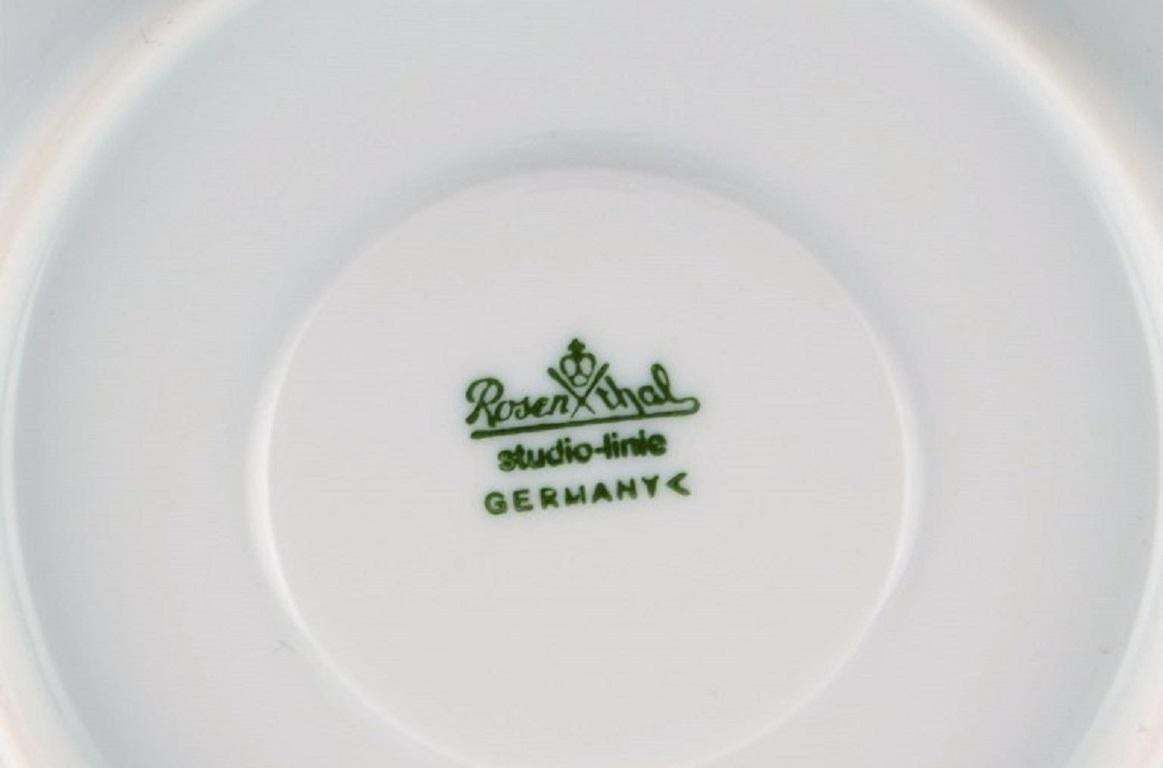 Bjørn Wiinblad, Rosenthal, Lotus Porcelain Service, 9 Coffee Cups With Saucers photo vinterior