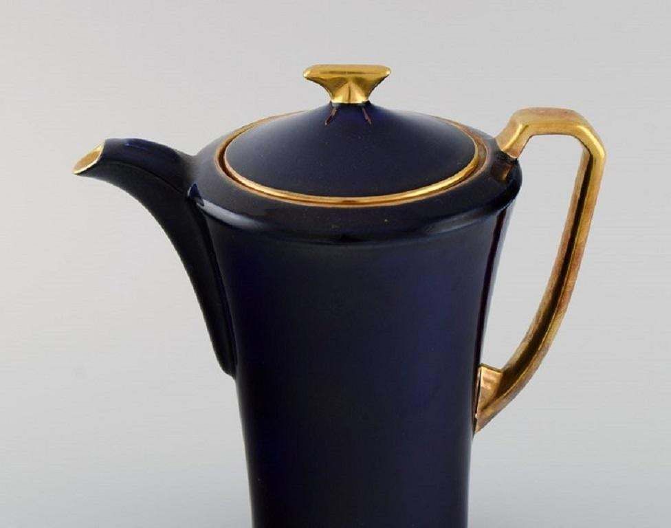 Crown Devon, England, Art Deco Coffee Service For Five People In Porcelain photo for sale