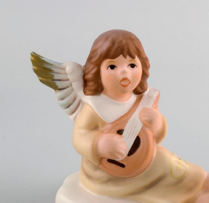 Goebel, West Germany, Two Christmas Angels In Porcelain, 1970s / 80s photo Home Decor