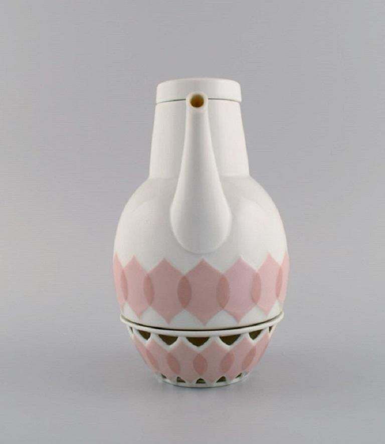 Bjørn Wiinblad For Rosenthal, Lotus Porcelain Service, Coffee Pot With Heater photo 370.0