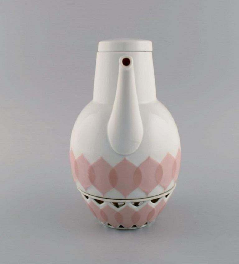 Bjørn Wiinblad For Rosenthal, Lotus Porcelain Service, Coffee Pot With Heater photo Home Decor