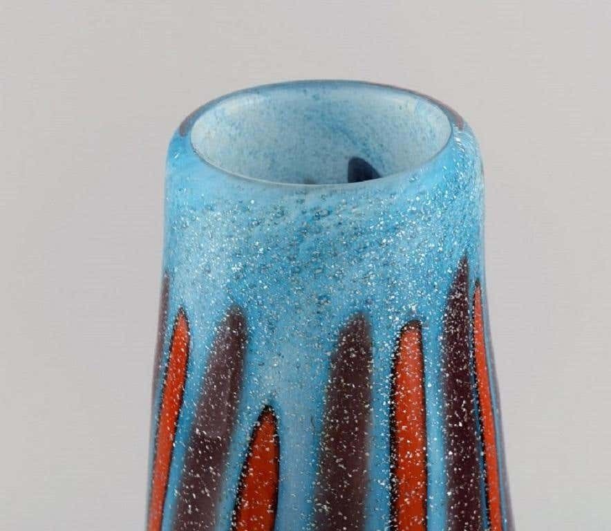 Large Murano Vase In Mouth Blown Art Glass, Italian Design, 1960s / 70s photo Home Decor