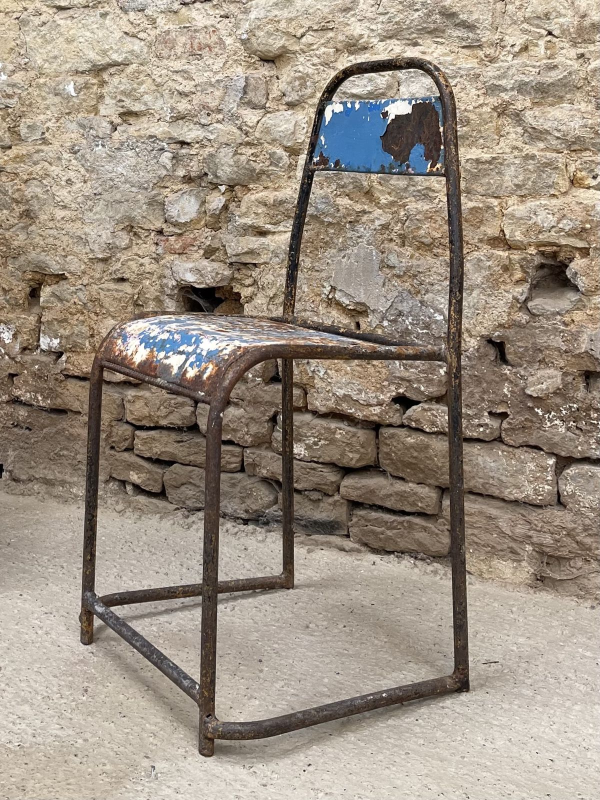 Metal Occasional Statement Lounge Or Hall Chairs. The Beauty In Decay. photo for sale