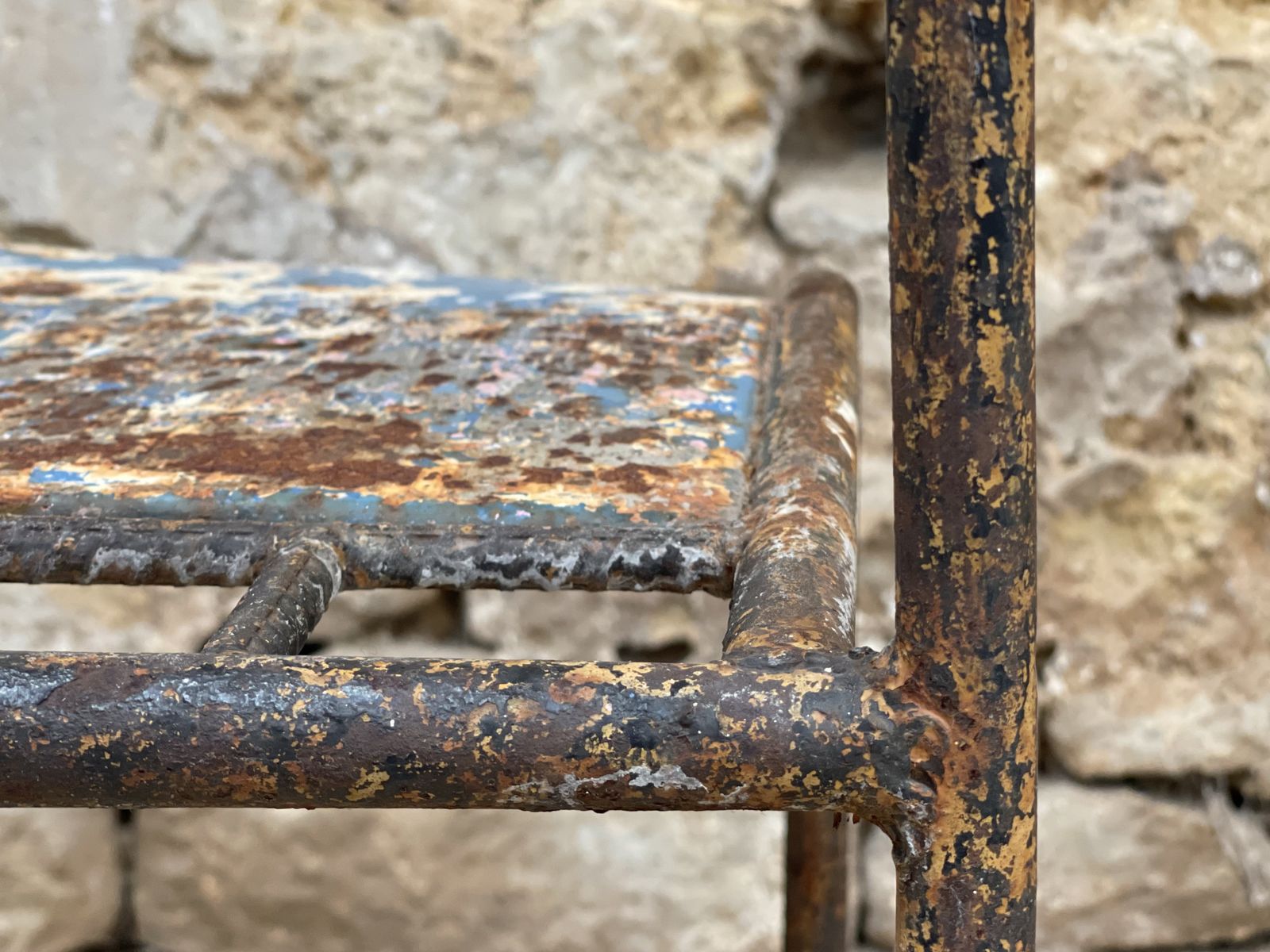 Metal Occasional Statement Lounge Or Hall Chairs. The Beauty In Decay. photo 149.0
