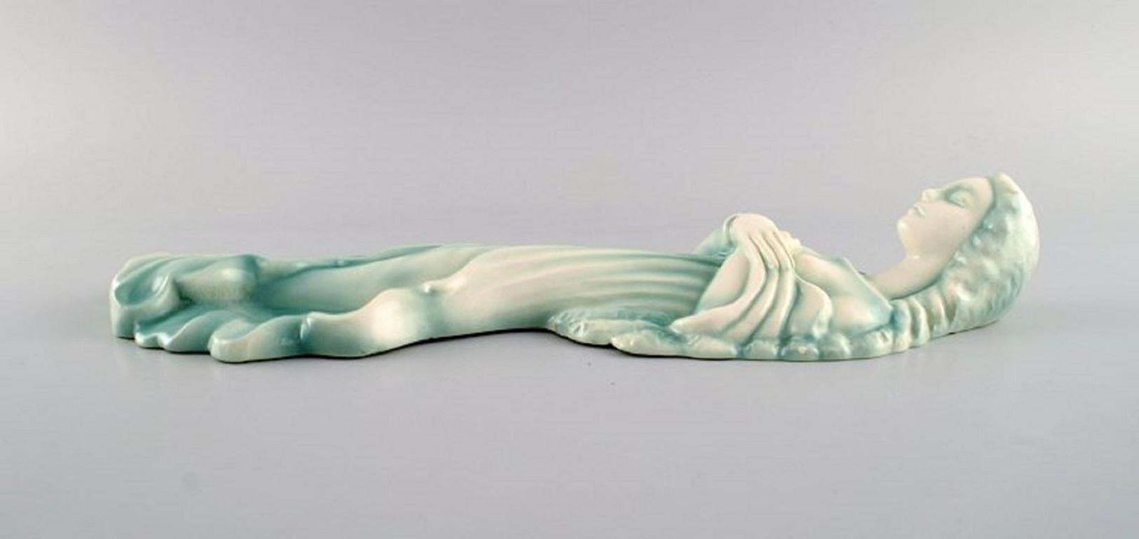 Goldscheider, Austria, Art Deco Wall Figure In Glazed Ceramics, Madonna photo 757.0