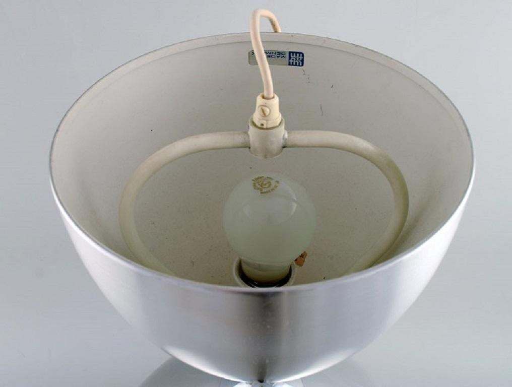 Jo Hammerborg 1920 1982 For Fog And Mørup Large Vega Pendant In Matt Aluminum photo for sale
