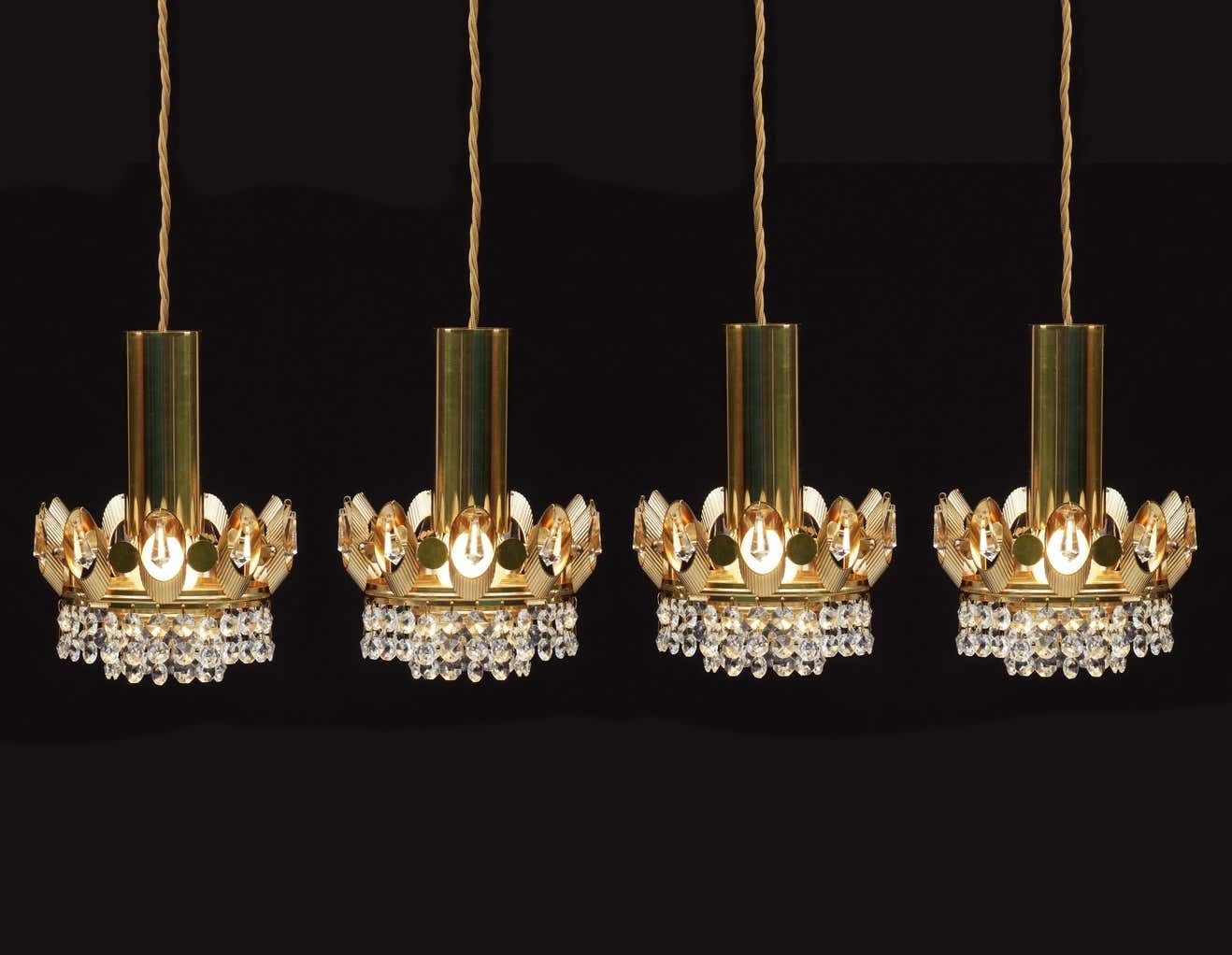 Palwa Crown Pendant Light Chandeliers, C1970s photo furniture