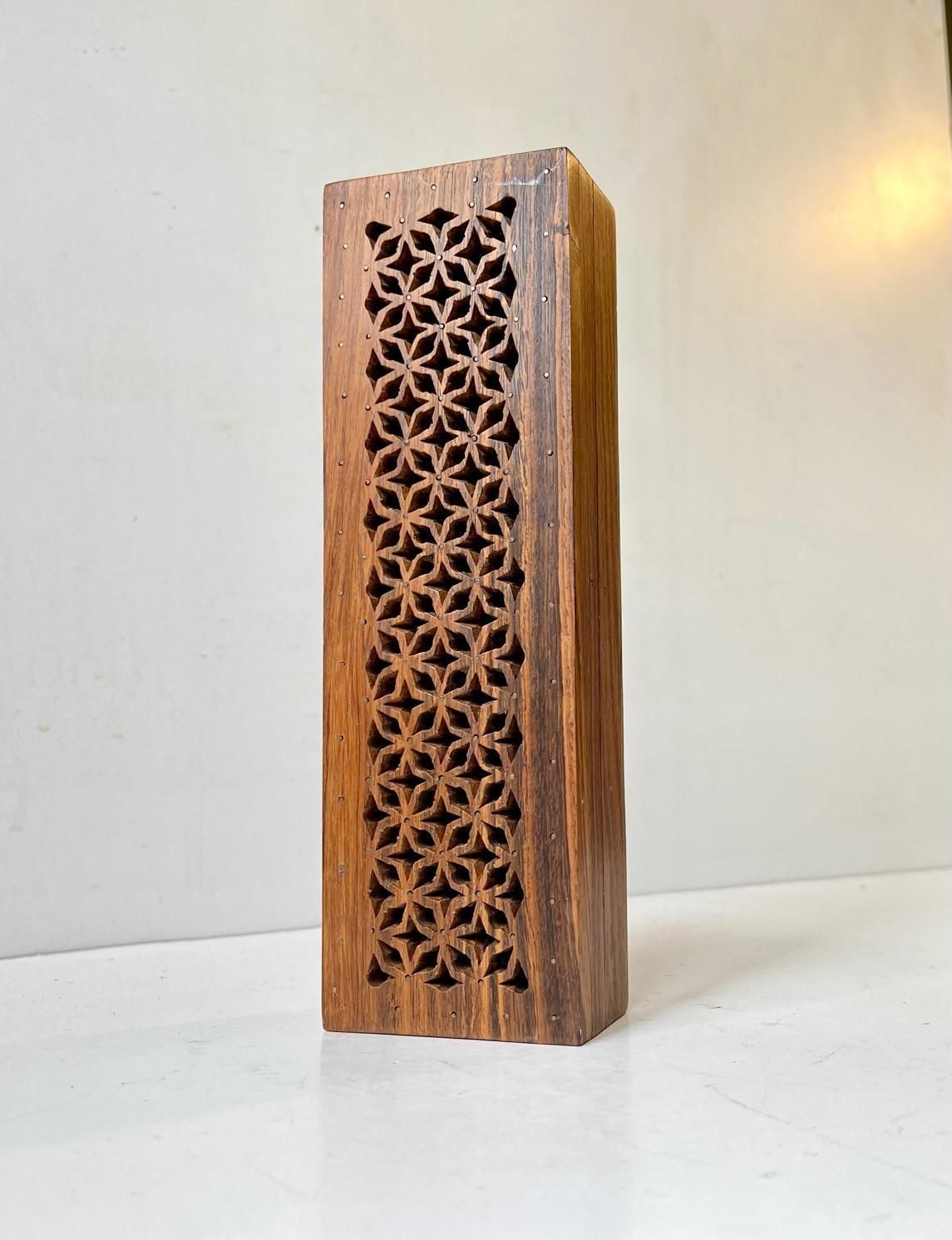 Vintage Potpourri Box In Rosewood Filigree, 1960s photo furniture