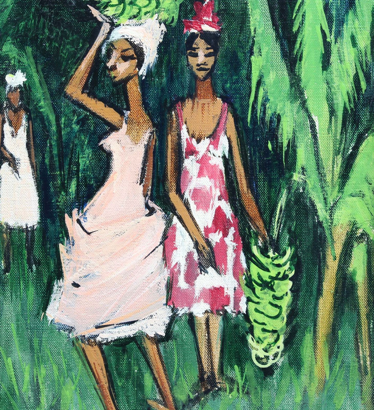 'The Banana Plantation Guadeloupe II' By Robert Humblot (1959) photo vinterior