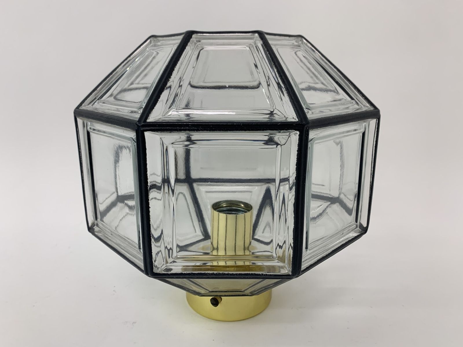 Mid Century Plafondlamp Van Glashütte Limburg, Jaren 1960 photo 784.92