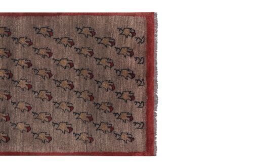 Vintage Organic Wool Turkish Tulu Rug 3'7'' X 6'11'' photo furniture