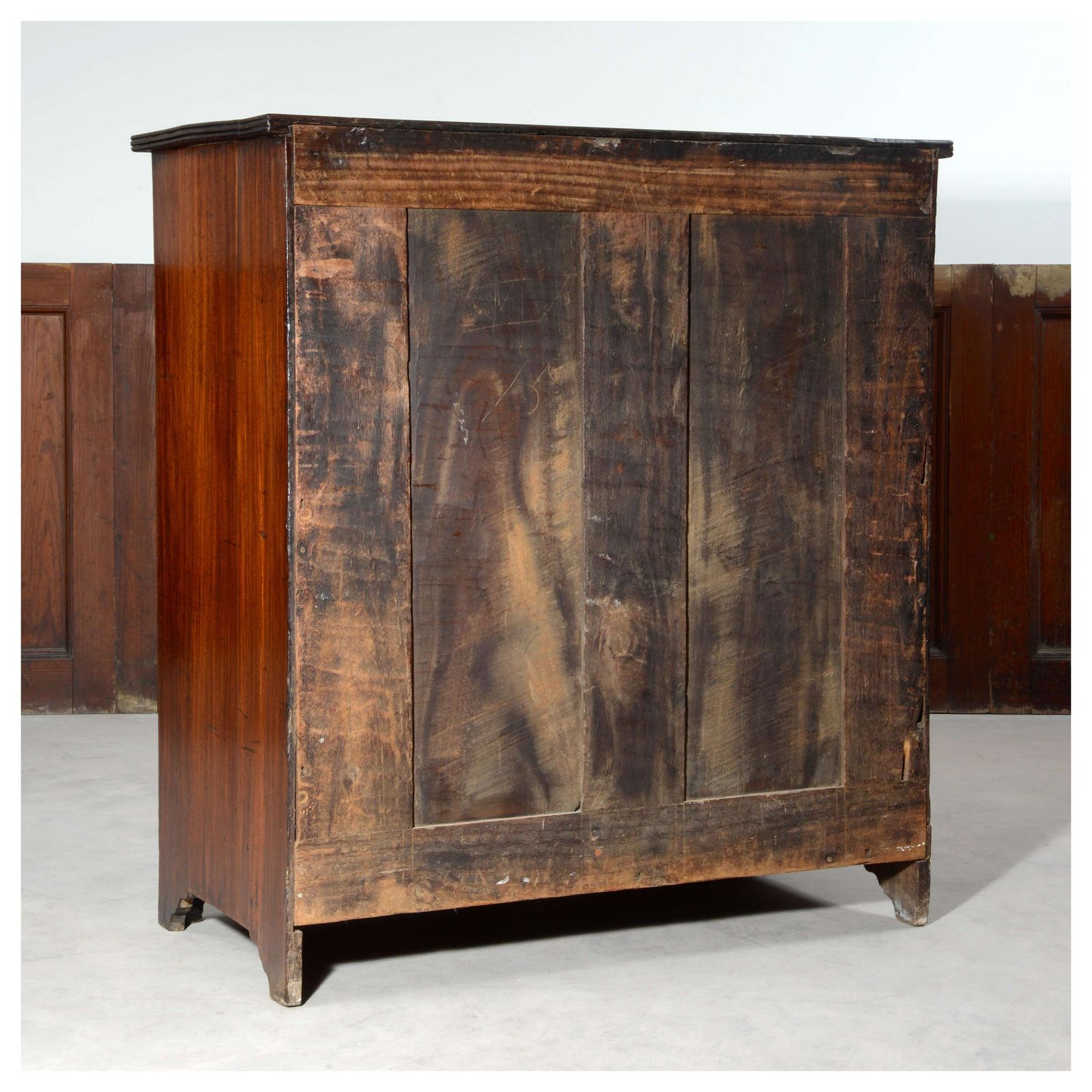 Colonial Padauk Wood Chest Of Drawers photo Furniture