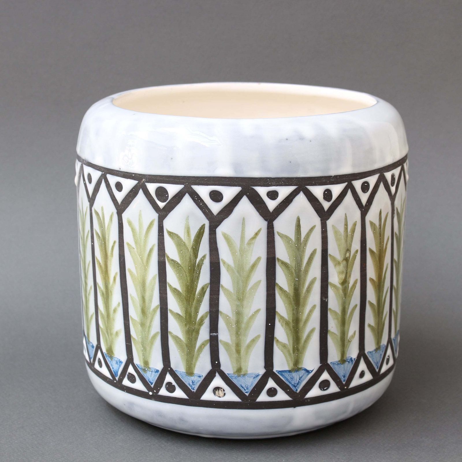 Vintage French Ceramic Cachepot By Roger Capron (Circa 1970s) photo Home Decor