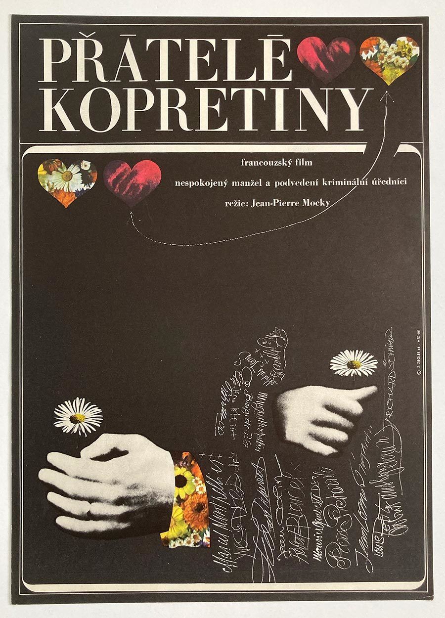 Movie Poster, Order Of The Daisy, Zdeněk Ziegler, 1968