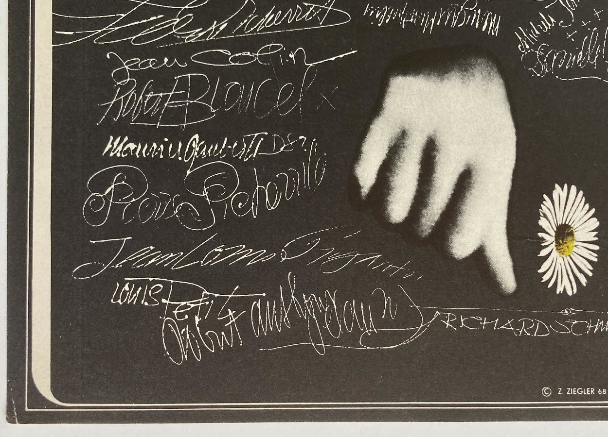 Movie Poster, Order Of The Daisy, Zdeněk Ziegler, 1968 photo Art