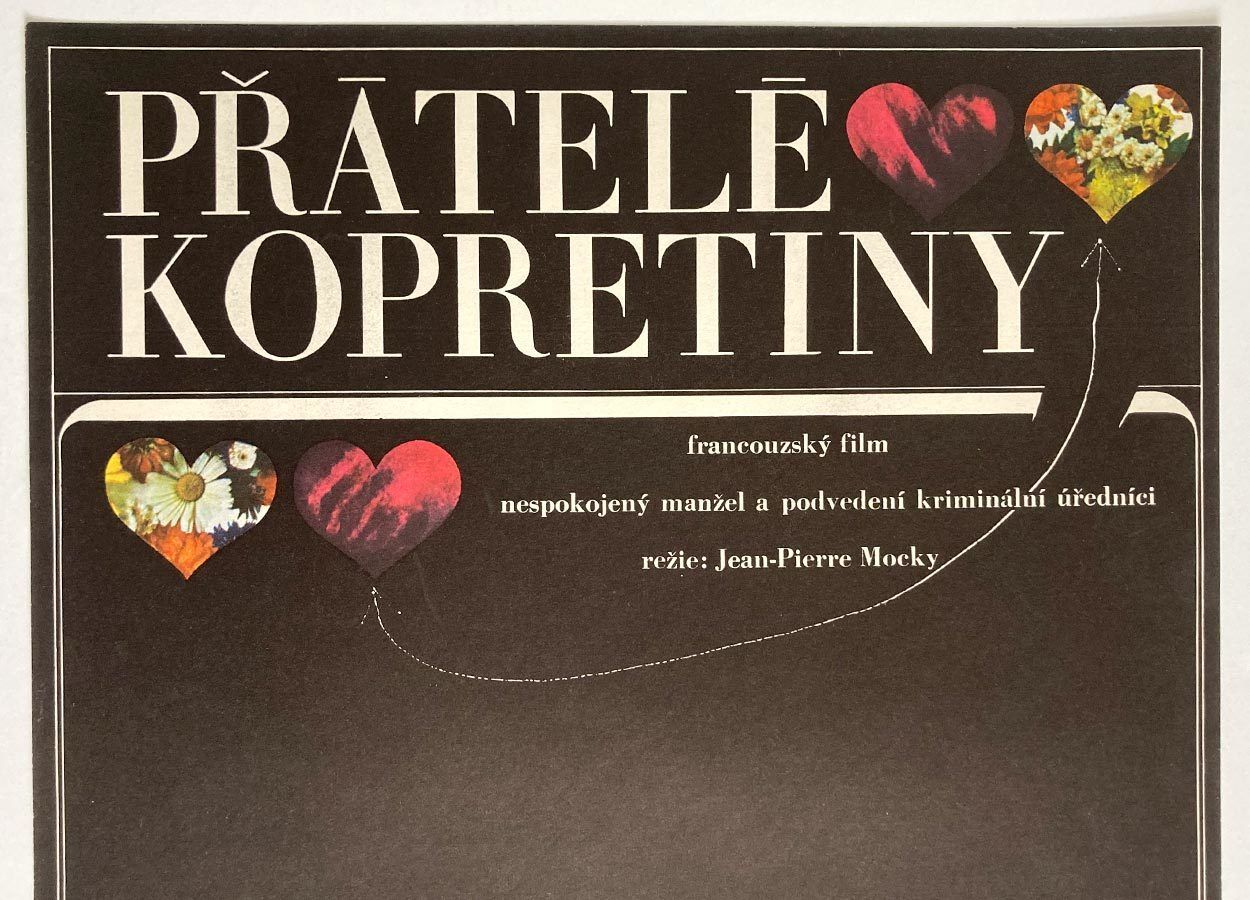 Movie Poster, Order Of The Daisy, Zdeněk Ziegler, 1968 photo vintage