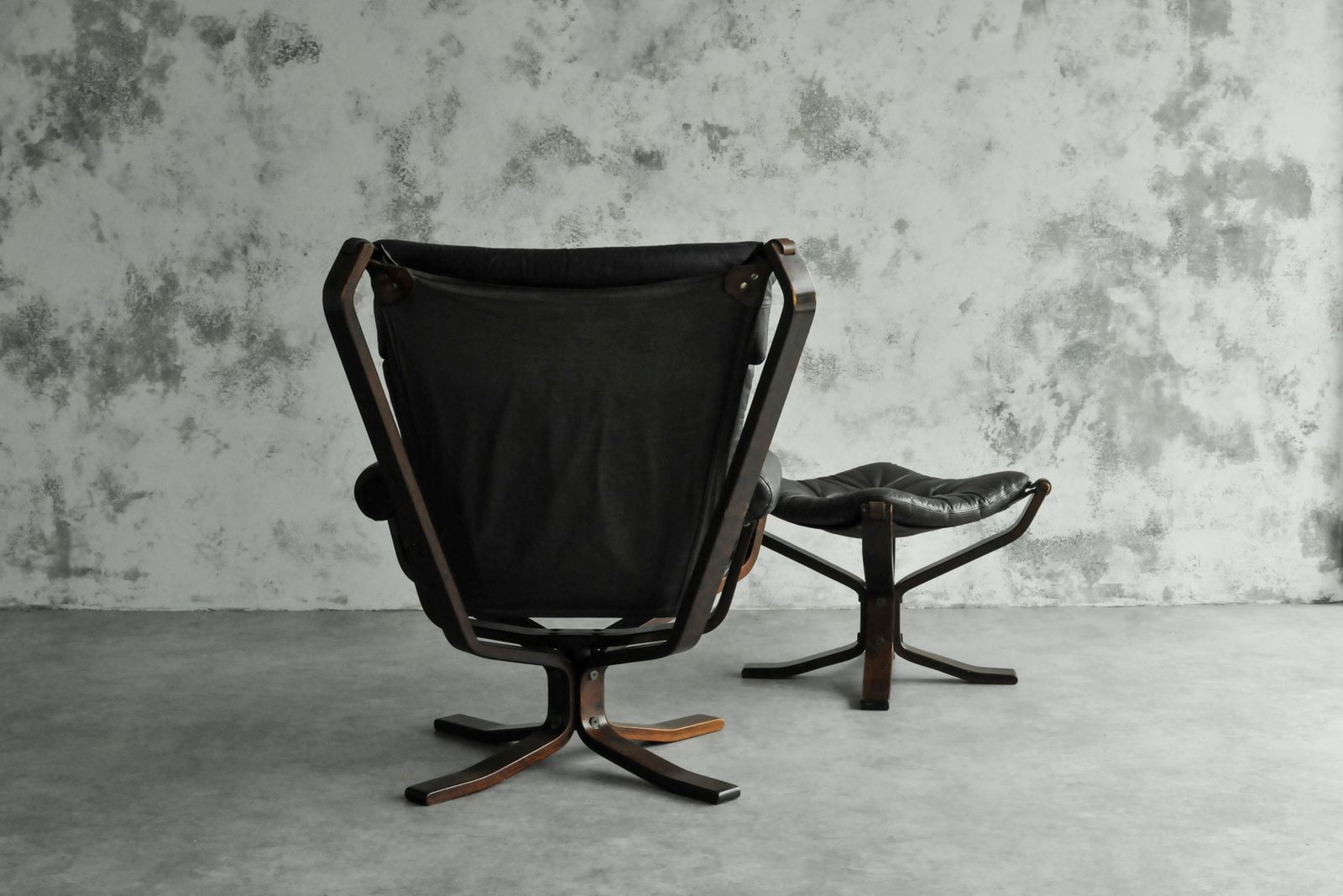 Superstar Armchair And Footstoo photo vintage