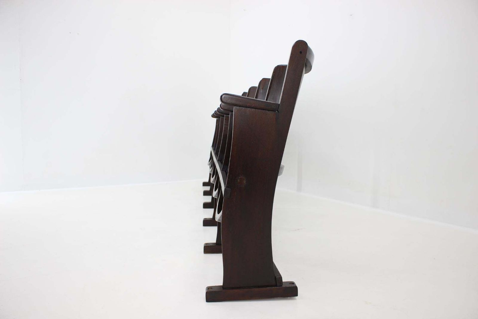1960s Cinema 5 Seats Bench By Ton, Czechoslovakia photo vinterior