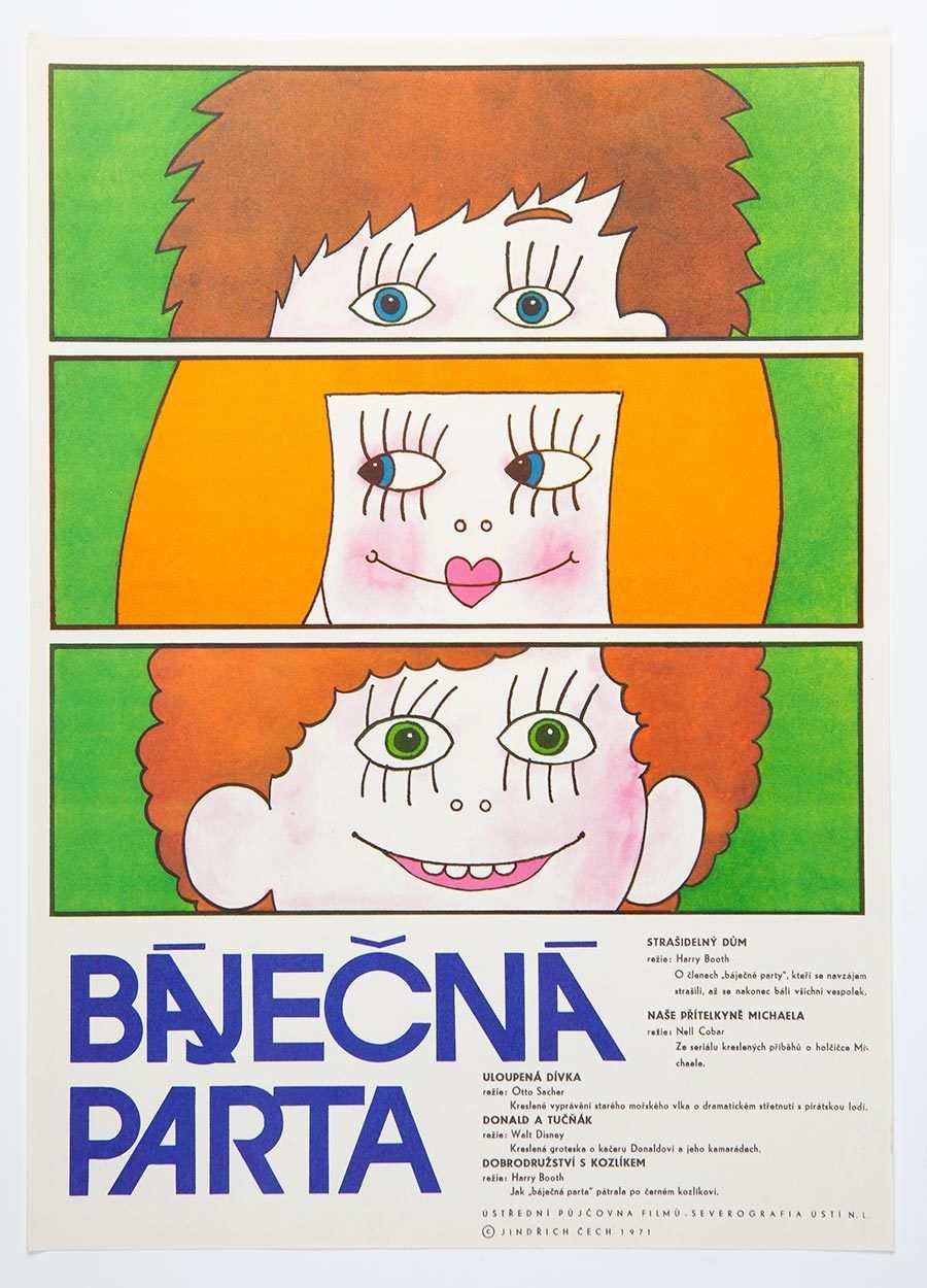 Movie Poster, A Wonderful Bunch, Jindřich čech, 1971 photo furniture