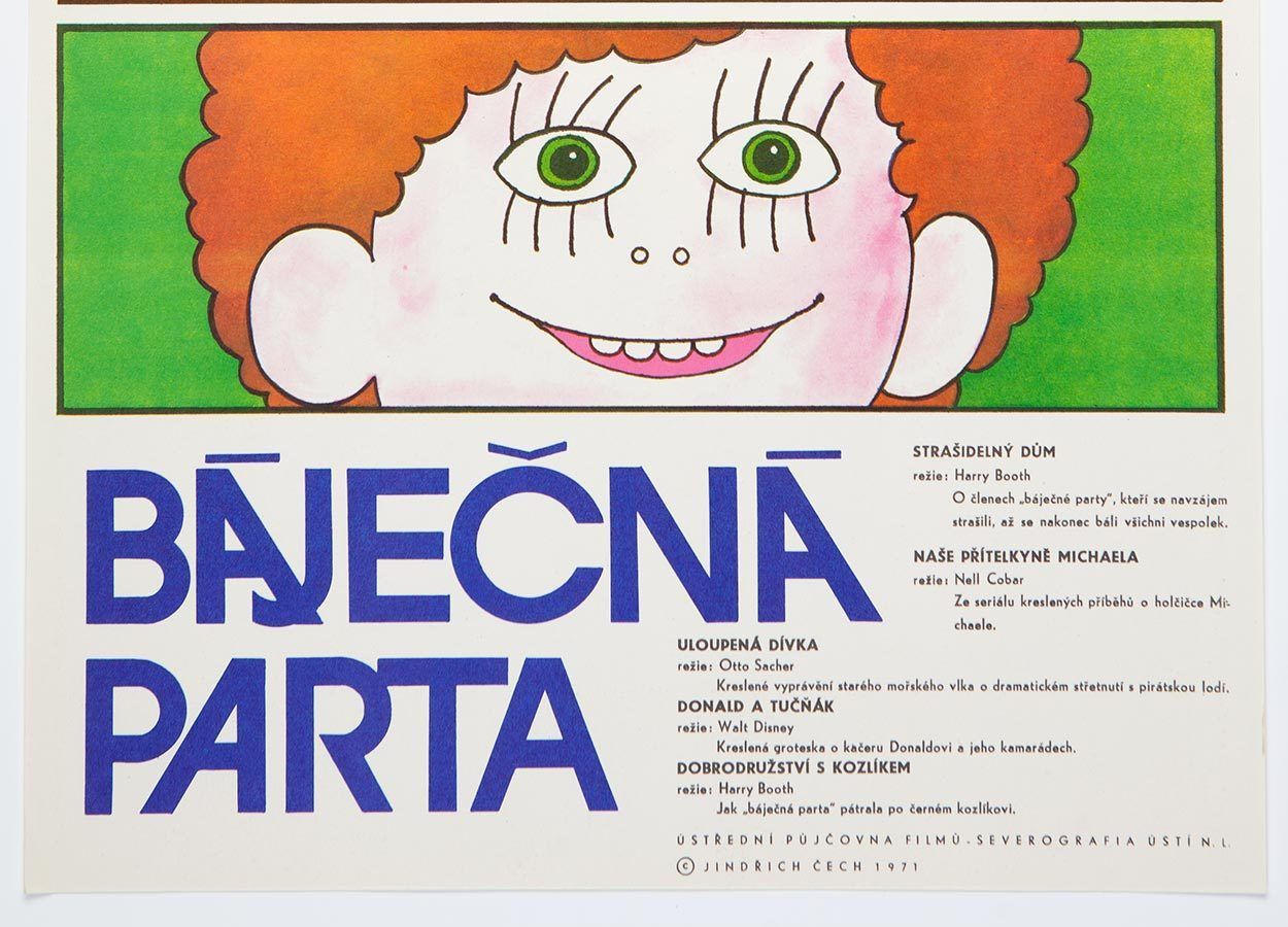 Movie Poster, A Wonderful Bunch, Jindřich čech, 1971 photo for sale