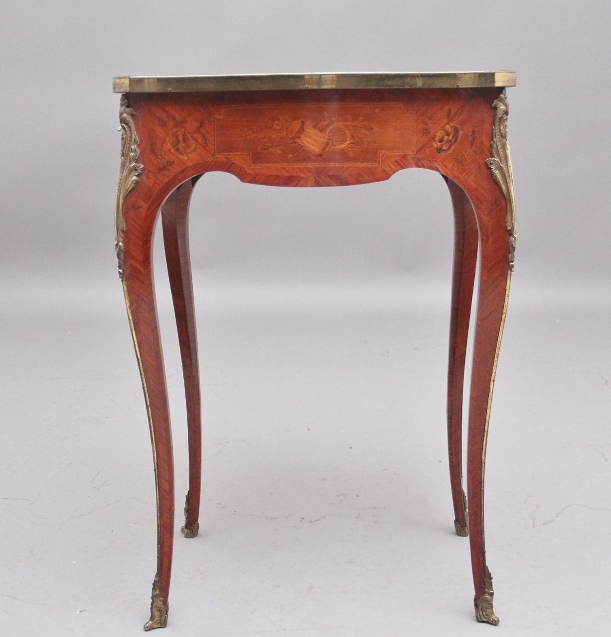2250.0 Early 20th Century French Kingwood And Marquetry Side Table photo