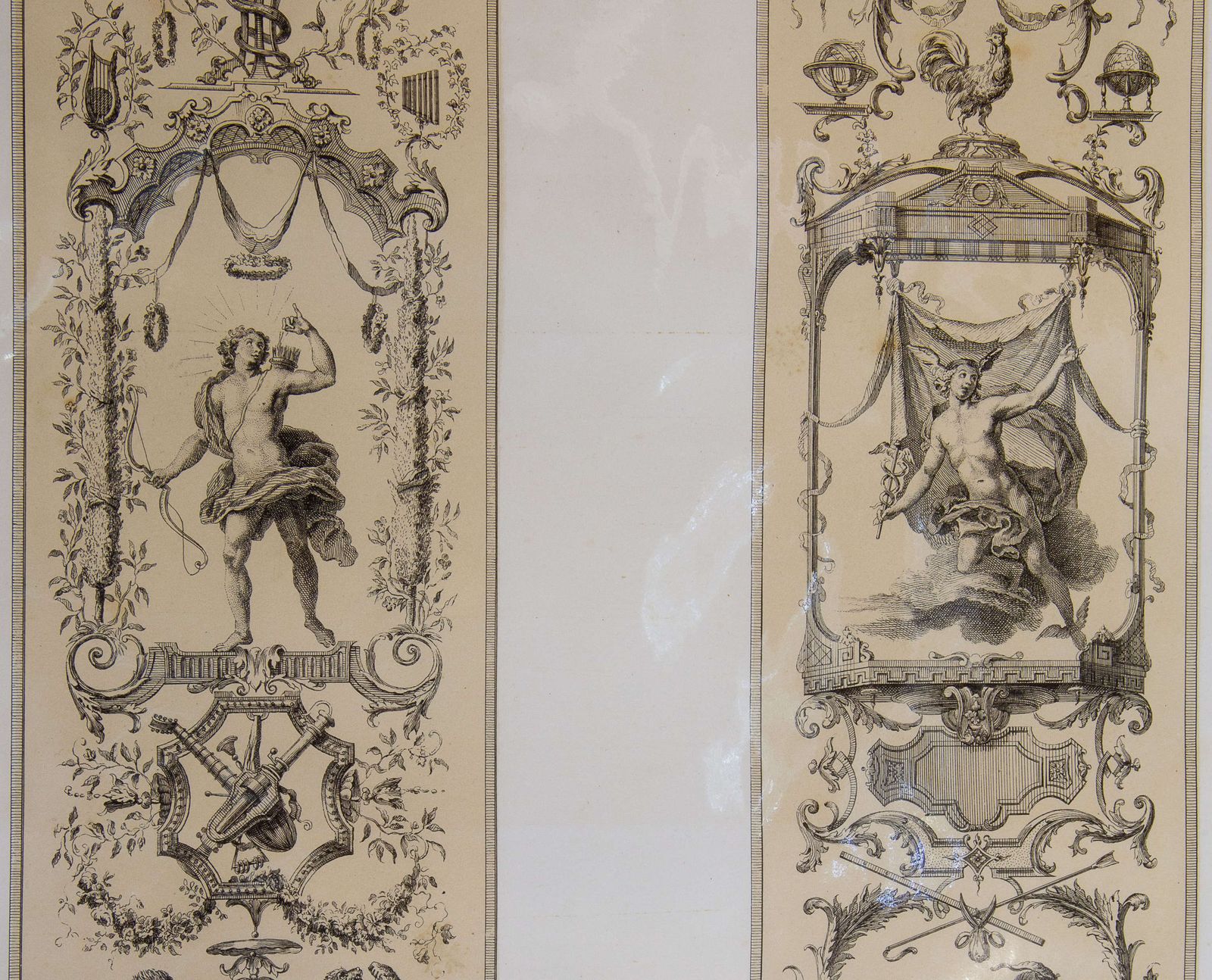 photo vinterior Set Of 6 Lithographs Of The 12 Months