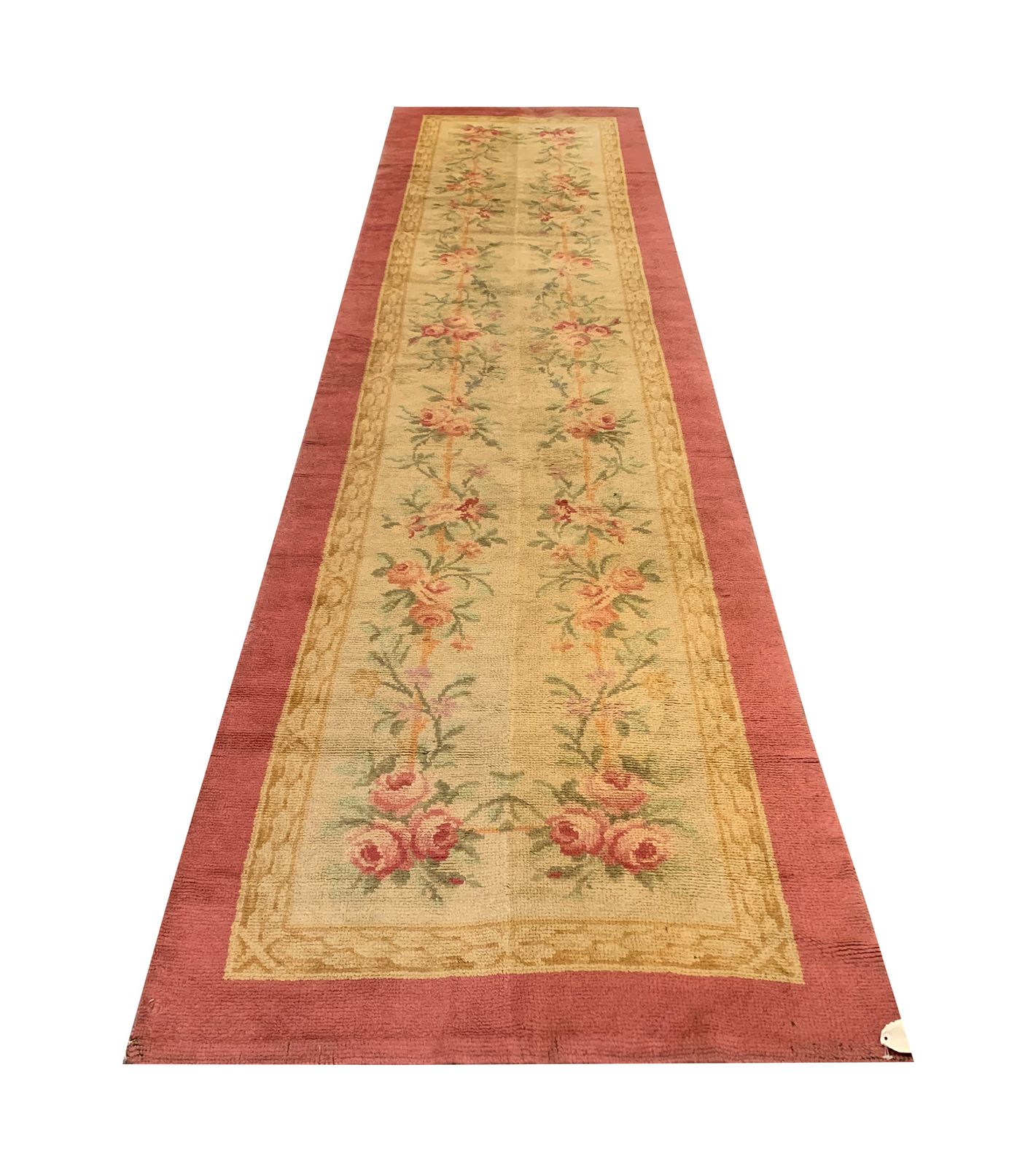 Rare Antique French Savonnerie Runner Rug photo buy