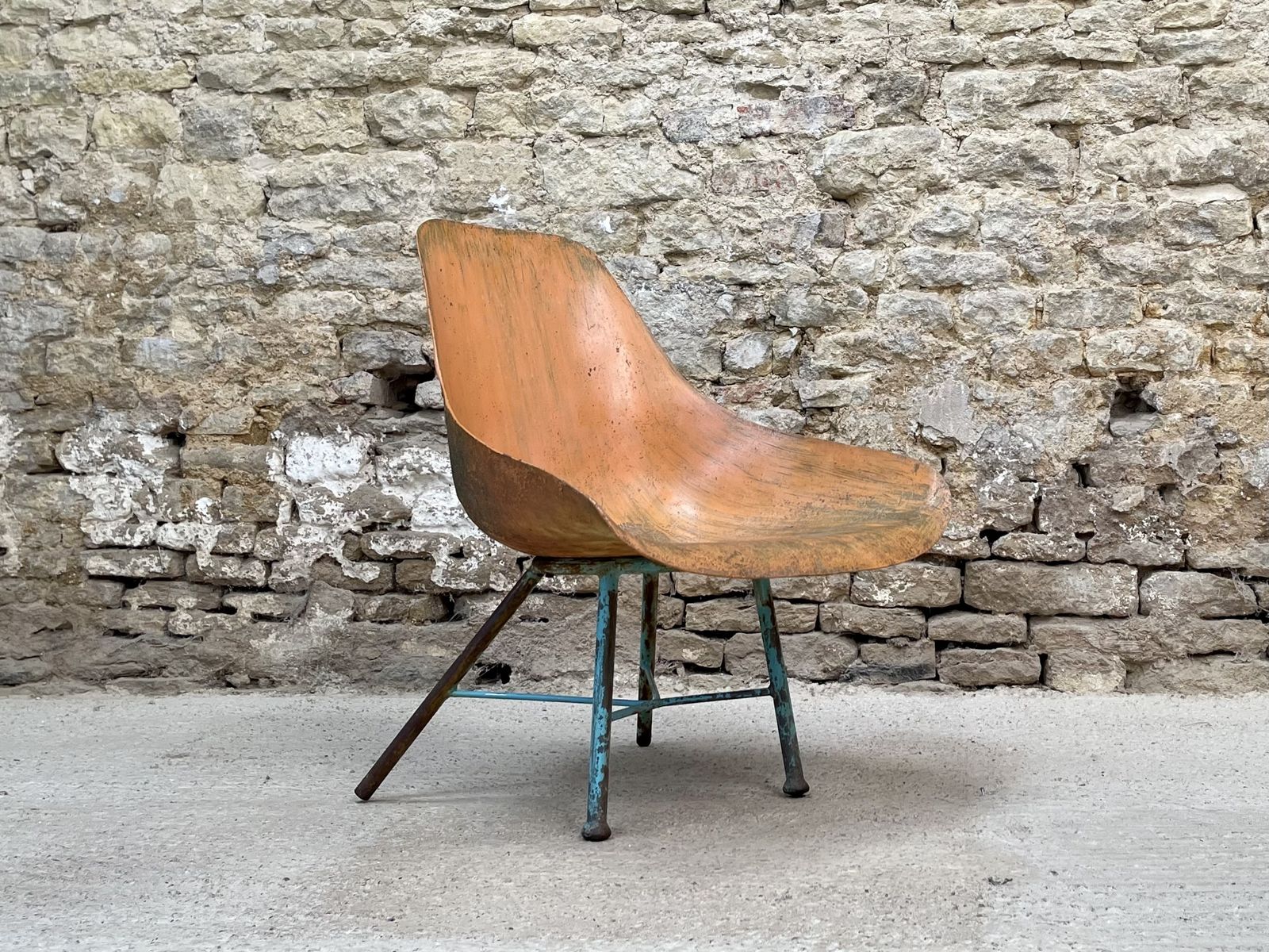 Beauty In Decay. Vintage Swedish Scoop Or Sleigh Chair. Occasional. Statement photo 195.0
